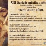 3.novembrī iesāksies XIII Garīgās mūzikas mēnesis Jumpravas Sv. Jāņa ev. lut. baznīcā.