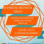 Biznesa ideju konkurss novada jauniešiem no 1.-31. martam