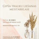Ģipša trauku liešanas meistarklase